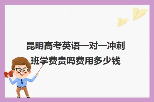 昆明高考英语一对一冲刺班学费贵吗费用多少钱(昆明高考补课机构排名)