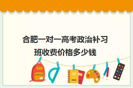 合肥一对一高考政治补习班收费价格多少钱