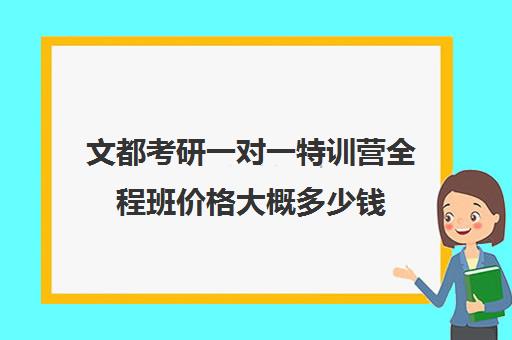 文都考研一对一特训营全程班价格大概多少钱（文都全程班和全程无忧班）