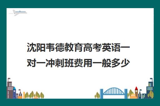 沈阳韦德教育高考英语一对一冲刺班费用一般多少钱(高中英语培训机构前十名)