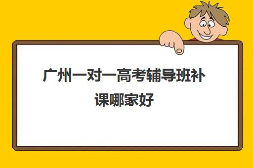 广州一对一高考辅导班补课哪家好(高三辅导一对一多少钱)