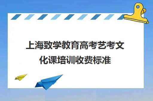 上海致学教育高考艺考文化课培训收费标准(艺考多少分能上一本)