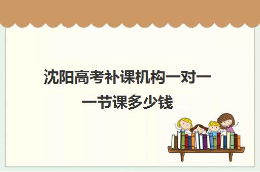 沈阳高考补课机构一对一一节课多少钱(高三辅导一对一多少钱)