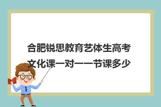 合肥锐思教育艺体生高考文化课一对一一节课多少钱(合肥艺考生文化课培训机构排名)