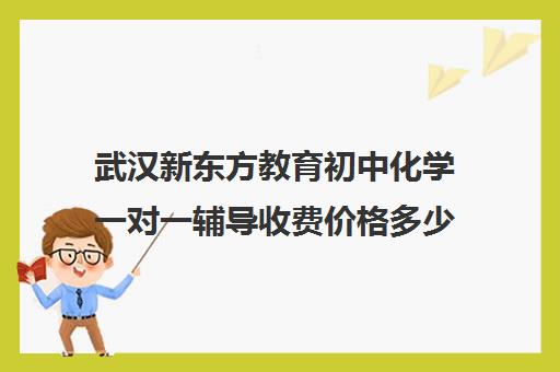 武汉新东方教育初中化学一对一辅导收费价格多少钱（新东方补课有效果吗）