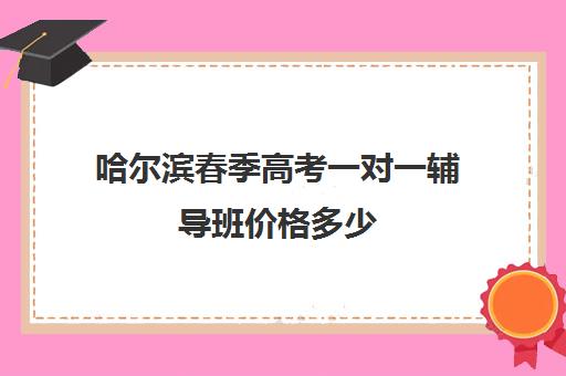 哈尔滨春季高考一对一辅导班价格多少(高考辅导班排名)