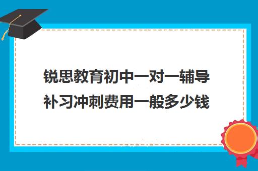 锐思教育初中一对一辅导补习冲刺费用一般多少钱