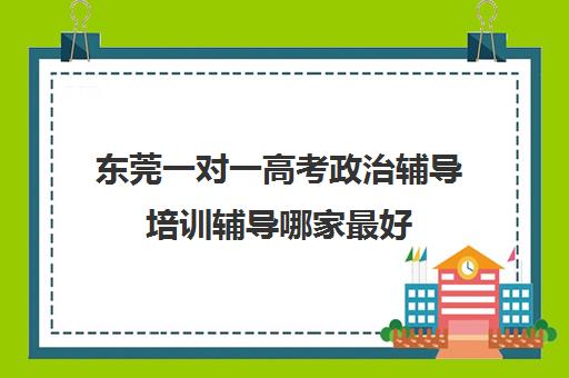 东莞一对一高考政治辅导培训辅导哪家最好(东莞高职高考辅导机构)