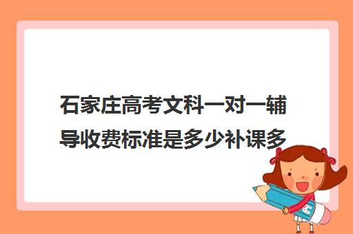 石家庄高考文科一对一辅导收费标准是多少补课多少钱一小时(高三补课一对一费用)