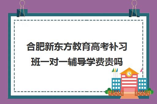 合肥新东方教育高考补习班一对一辅导学费贵吗