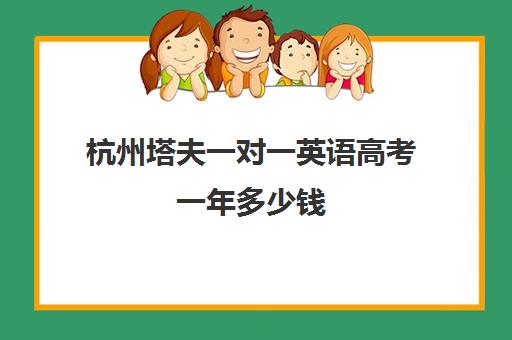 杭州塔夫一对一英语高考一年多少钱（高三英语一对一补课有用吗）