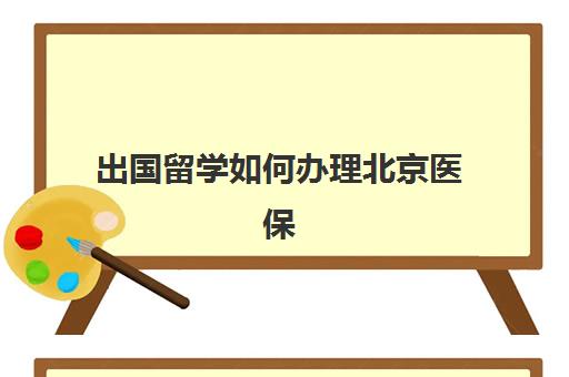 出国留学如何办理北京医保(出国留学在国内医保怎么买)