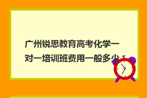 广州锐思教育高考化学一对一培训班费用一般多少钱(广州高考培训机构排名榜)