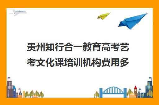 贵州知行合一教育高考艺考文化课培训机构费用多少钱(艺考生文化课培训多少钱)