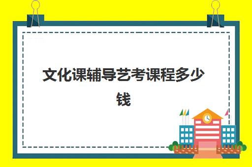 文化课辅导艺考课程多少钱(艺考培训班收费一般多少)