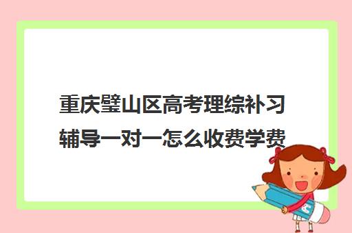 重庆璧山区高考理综补习辅导一对一怎么收费学费多少钱