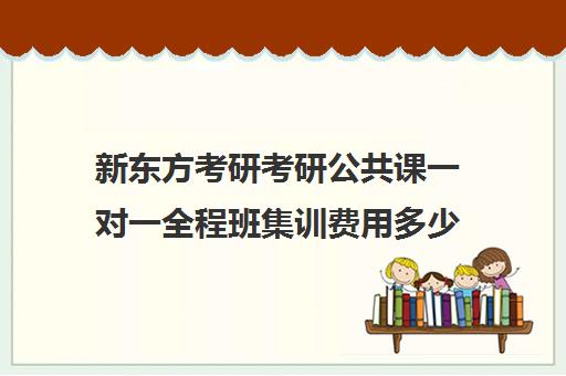 新东方考研考研公共课一对一全程班集训费用多少钱（新东方考研1对1）