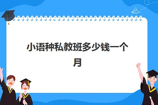 小语种私教班多少钱一个月(小语种培训机构有哪些)