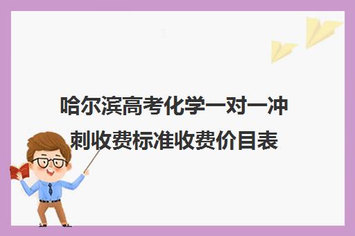 哈尔滨高考化学一对一冲刺收费标准收费价目表(化学一对一补课多少钱)