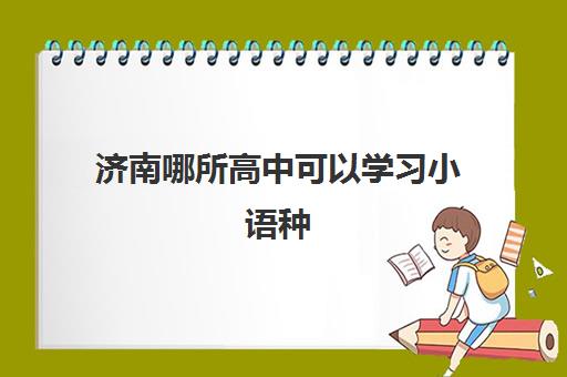 济南哪所高中可以学习小语种