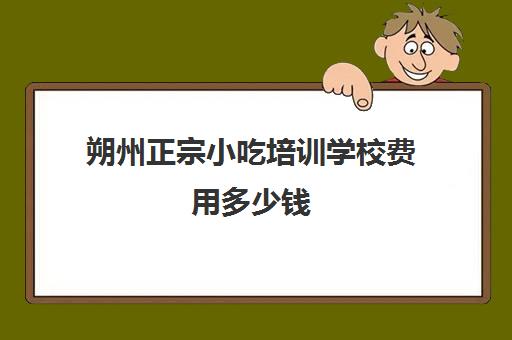 朔州正宗小吃培训学校费用多少钱(太原最正规的小吃培训)