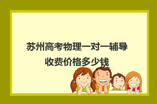 苏州高考物理一对一辅导收费价格多少钱(苏州补课一对一多少钱)