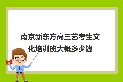 南京新东方高三艺考生文化培训班大概多少钱(新东方高考培训怎么样)