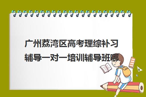 广州荔湾区高考理综补习辅导一对一培训辅导班哪个好