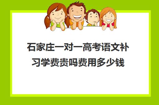 石家庄一对一高考语文补习学费贵吗费用多少钱