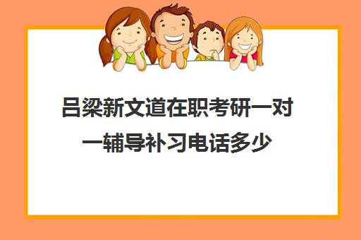 吕梁新文道在职考研一对一辅导补习电话多少