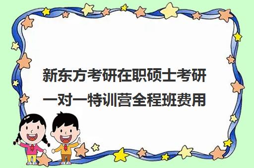 新东方考研在职硕士考研一对一特训营全程班费用一般多少钱（新东方考研一对一多少钱）