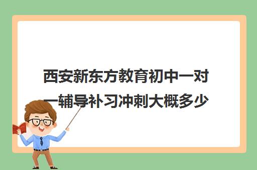 西安新东方教育初中一对一辅导补习冲刺大概多少钱