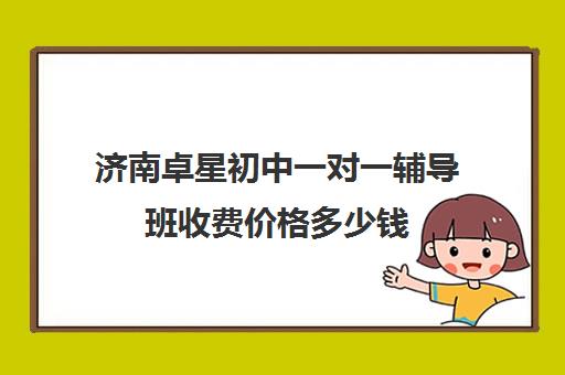 济南卓星初中一对一辅导班收费价格多少钱(济南一对一辅导价格表)