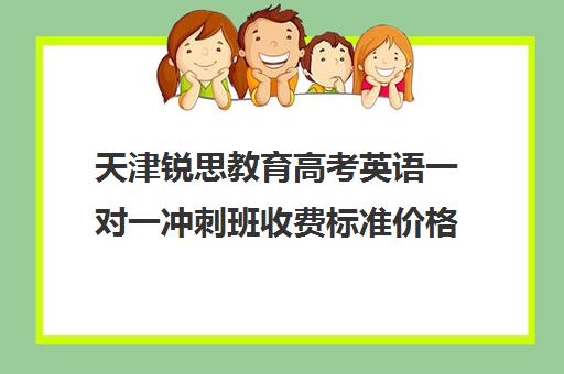 天津锐思教育高考英语一对一冲刺班收费标准价格一览(天津英语一对一价格)