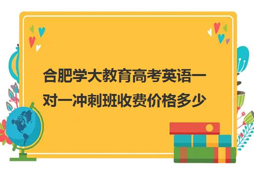 合肥学大教育高考英语一对一冲刺班收费价格多少钱（高考英语怎么提高）