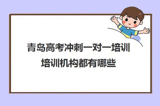 青岛高考冲刺一对一培训培训机构都有哪些(高三全日制培训机构)