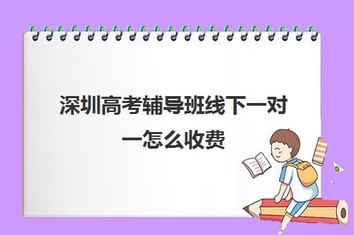 深圳高考辅导班线下一对一怎么收费(高三补课辅导班)