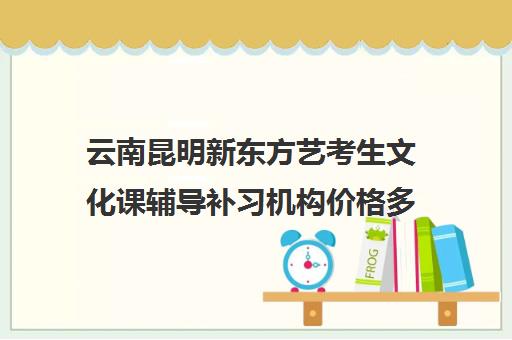 云南昆明新东方艺考生文化课辅导补习机构价格多少钱