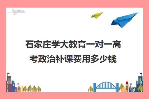 石家庄学大教育一对一高考政治补课费用多少钱（学大教育高三一对一收费价格表）