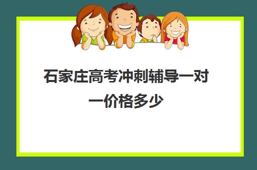 石家庄高考冲刺辅导一对一价格多少(石家庄高三补课机构哪家好)