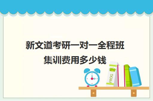 新文道考研一对一全程班集训费用多少钱（新文道考研怎么样）