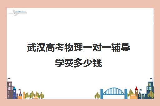 武汉高考物理一对一辅导学费多少钱(高中物理一对一辅导价格表)