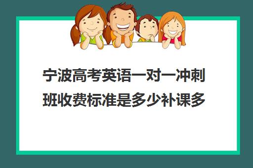 宁波高考英语一对一冲刺班收费标准是多少补课多少钱一小时(高中补课一对一怎么收费)