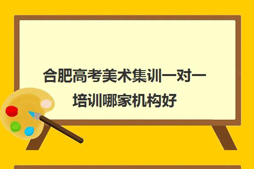 合肥高考美术集训一对一培训哪家机构好(合肥艺考生文化课培训机构排名)