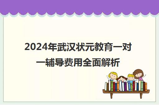 2024年武汉状元教育一对一辅导费用全面解析