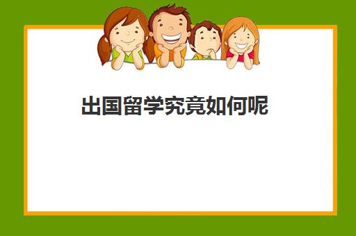 出国留学究竟如何呢(本科读完去国外留学)