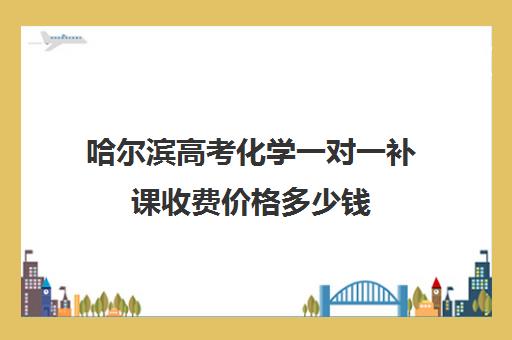 哈尔滨高考化学一对一补课收费价格多少钱(高中补课一对一怎么收费)