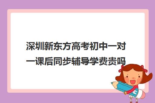 深圳新东方高考初中一对一课后同步辅导学费贵吗(新东方学费一年多少)