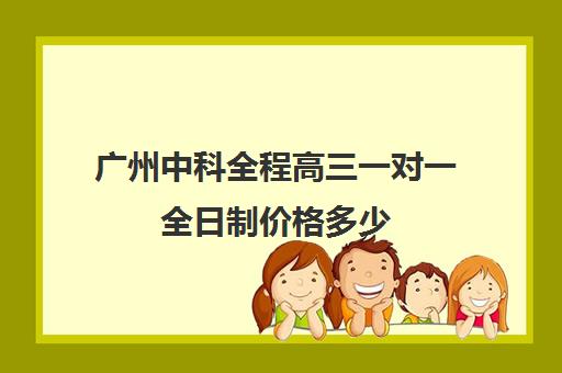 广州中科全程高三一对一全日制价格多少(武汉高三全日制培训机构有哪些)