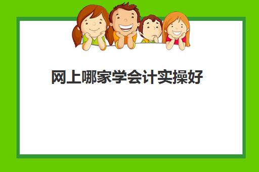 网上哪家学会计实操好(会计零基础如何学好会计)